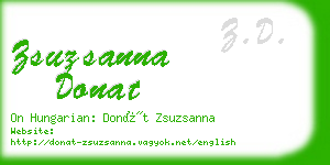 zsuzsanna donat business card